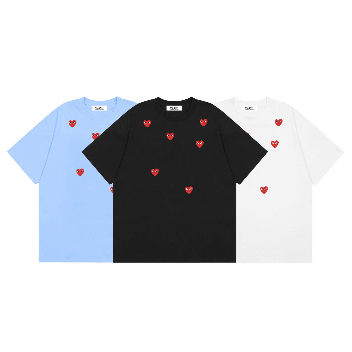 Play Classic Red Heart T-Shirt#44