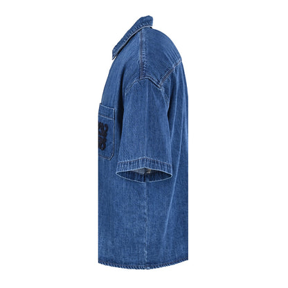 Lowe Short-Sleeve Denim Shirt
