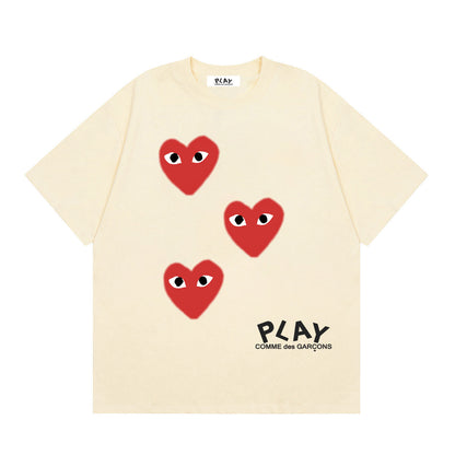 Play Classic Red Heart T-Shirt#38
