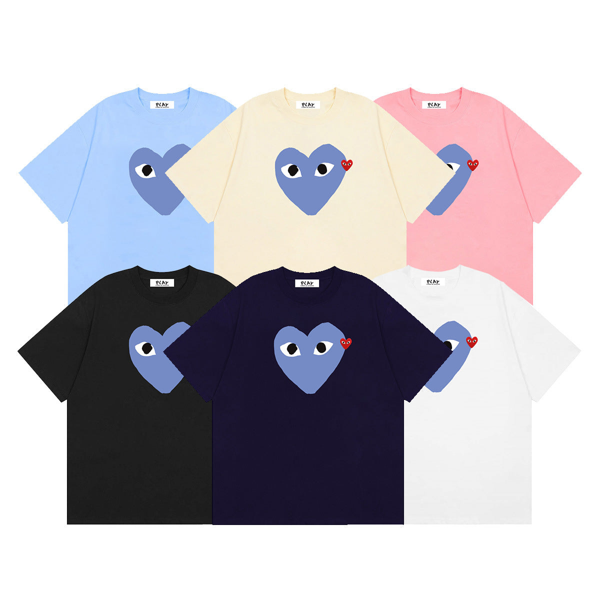 Play Classic Red Heart T-Shirt#34