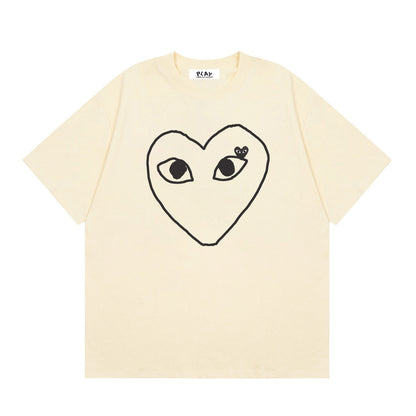 Play Classic Red Heart T-Shirt#50
