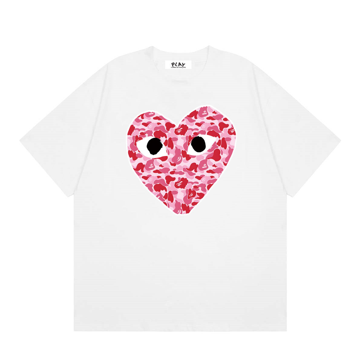 Play Classic Red Heart T-Shirt#04