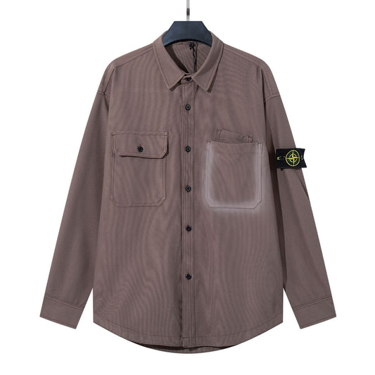 Stone Island Unisex Corduroy Workwear Shirt/Jacket