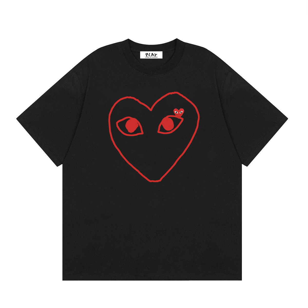 Play Classic Red Heart T-Shirt#48