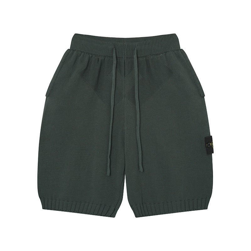 Stone Island Washed & Distressed Knit Shorts