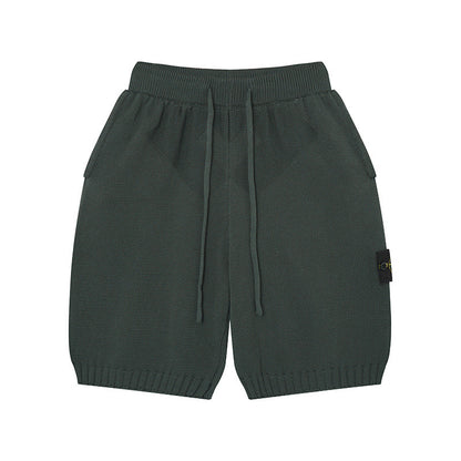 Stone Island Washed & Distressed Knit Shorts