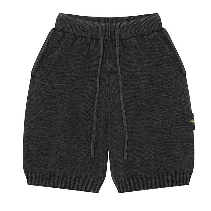 Stone Island Washed & Distressed Knit Shorts #2
