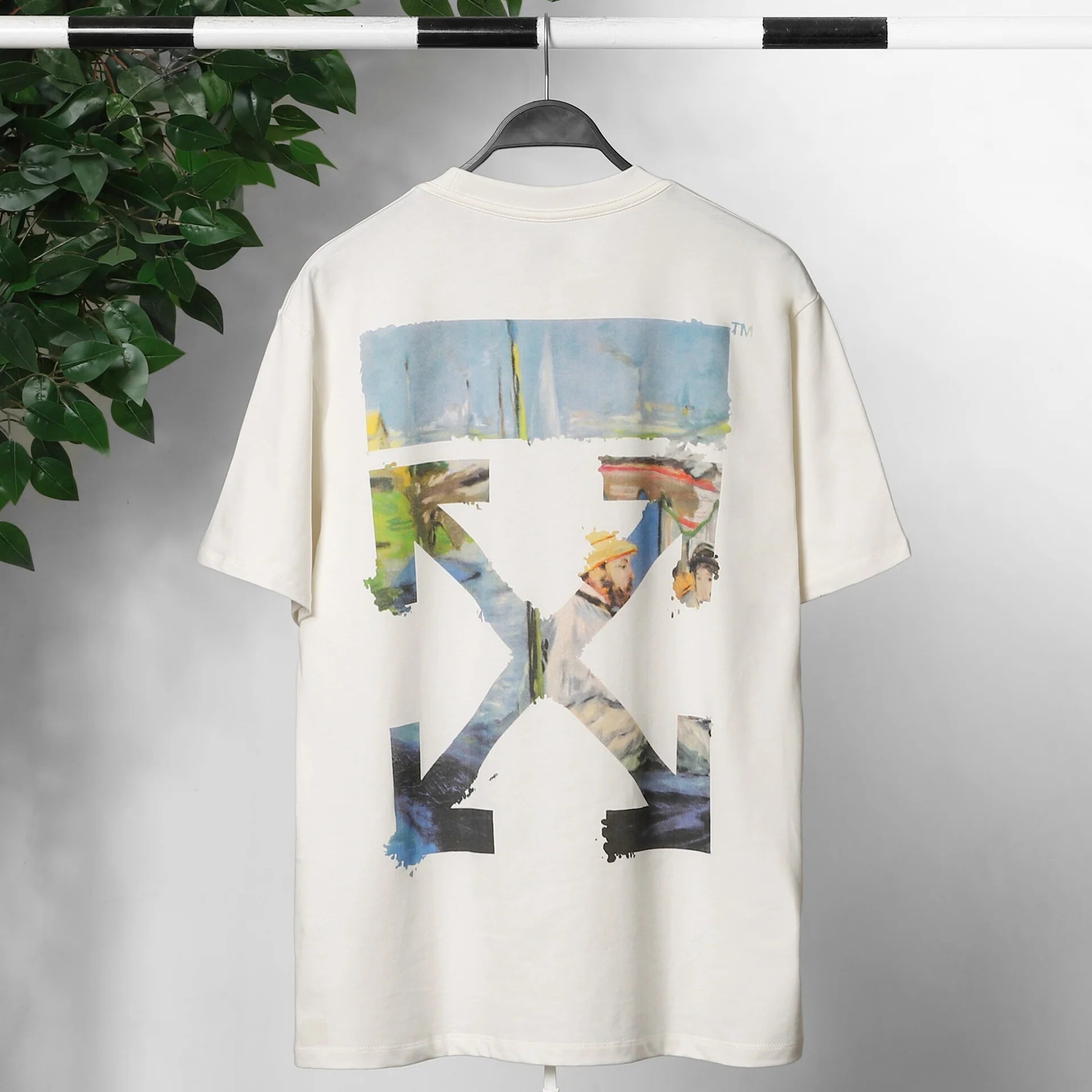 OFF-Whlte Arrow logo print T-shirt