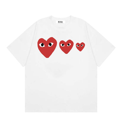 Play Classic Red Heart T-Shirt#01