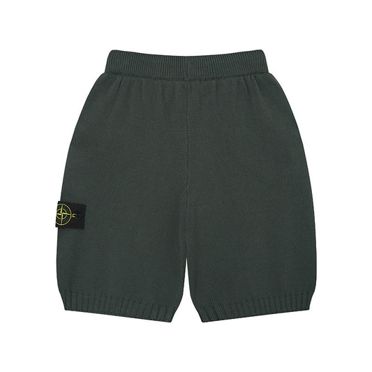 Stone Island Washed & Distressed Knit Shorts