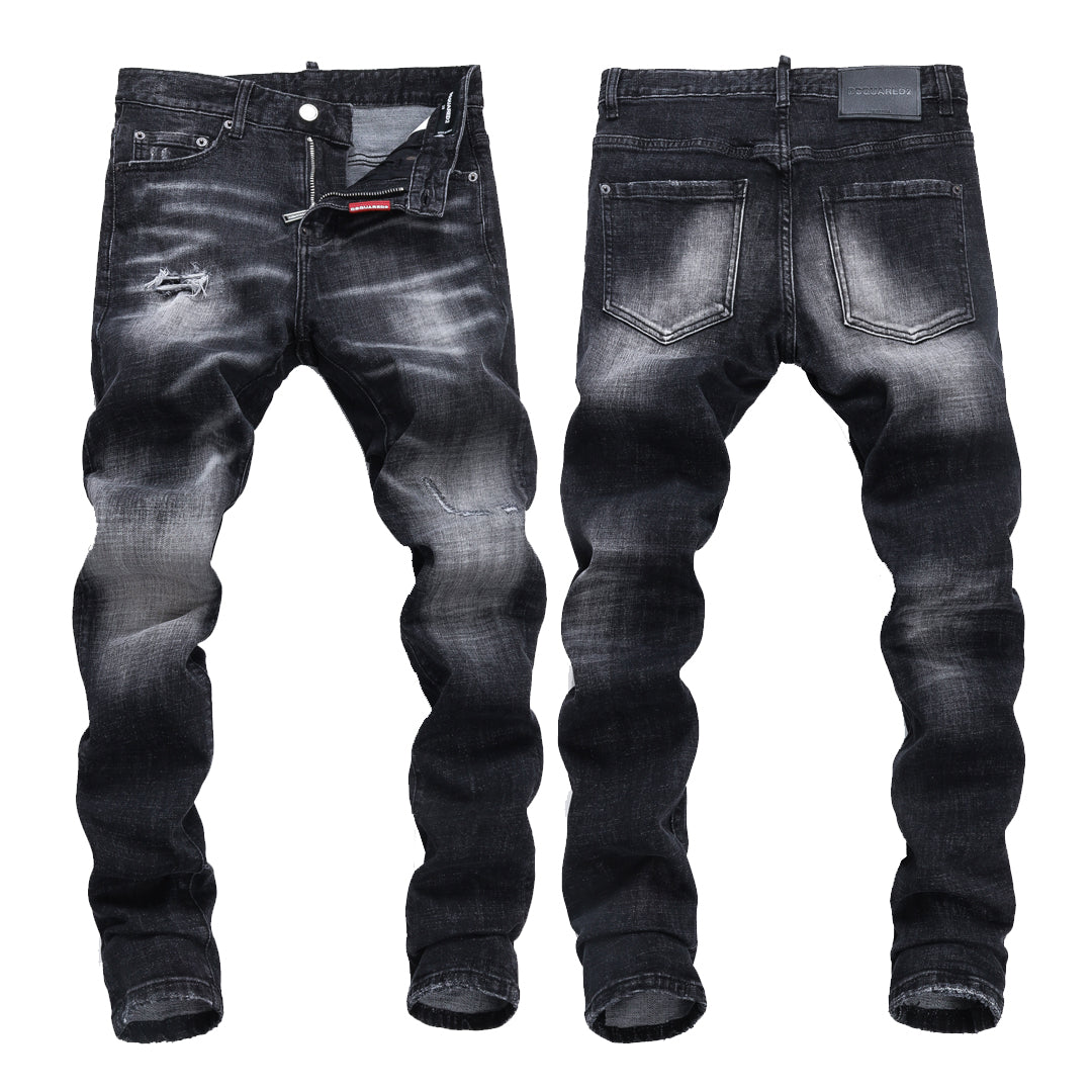 DSQ2 Jeans Black Ripped