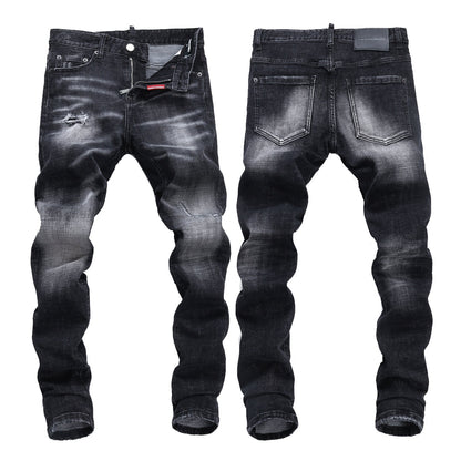 DSQ2 Jeans Black Ripped