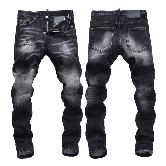 DSQ2 Jeans Black Ripped