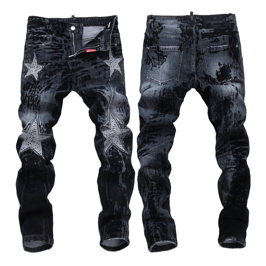 DSQ2 Jeans Black Star