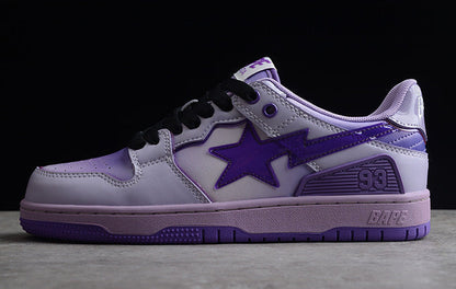 BAPE STA Tokyo Low-Top Sneakers - Lavender Purple