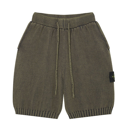 Stone Island Washed & Distressed Knit Shorts #2