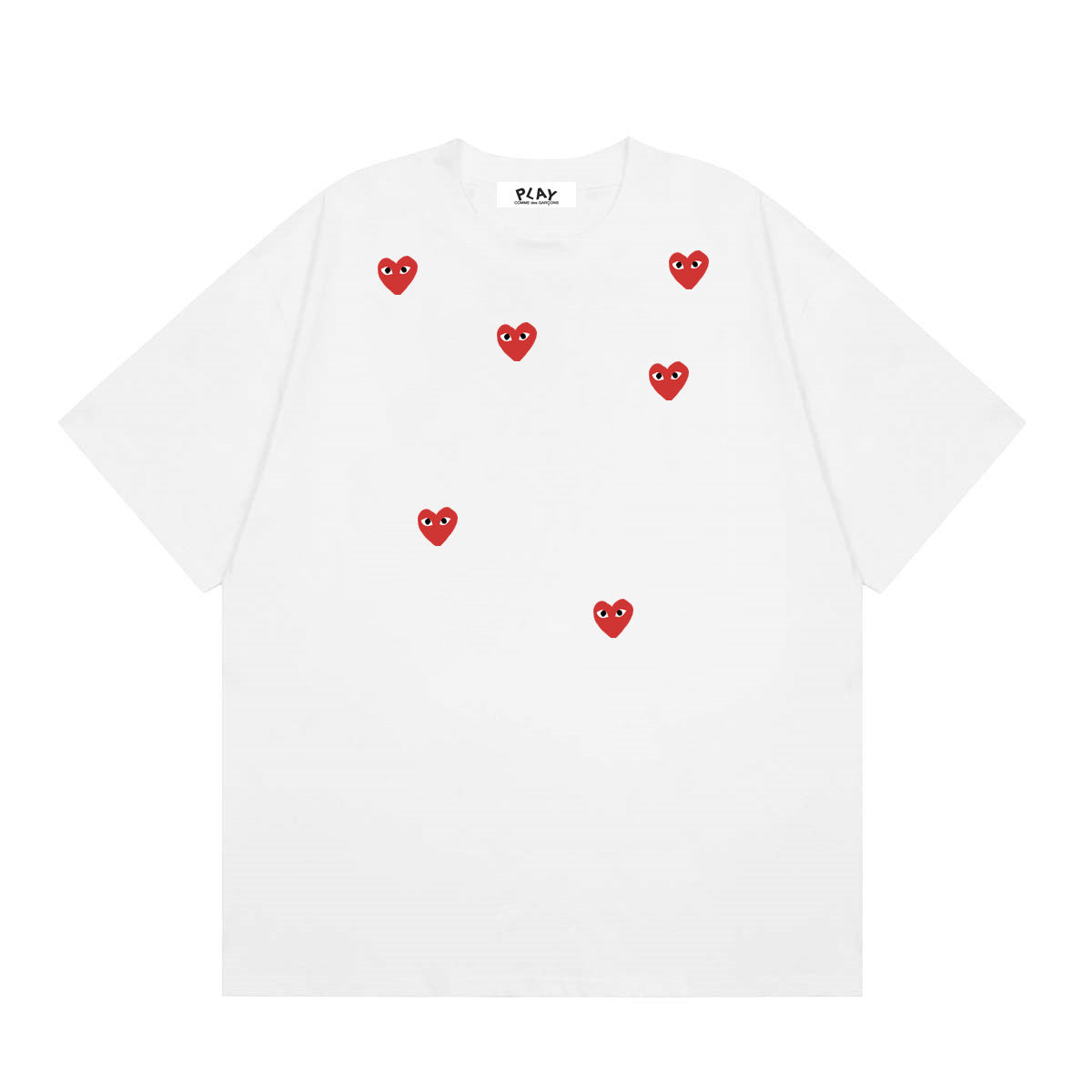 Play Classic Red Heart T-Shirt#44
