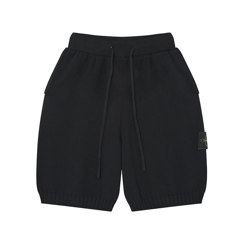 Stone Island Washed & Distressed Knit Shorts
