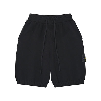 Stone Island Washed & Distressed Knit Shorts