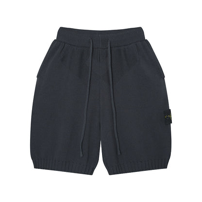Stone Island Washed & Distressed Knit Shorts