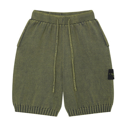 Stone Island Washed & Distressed Knit Shorts #2