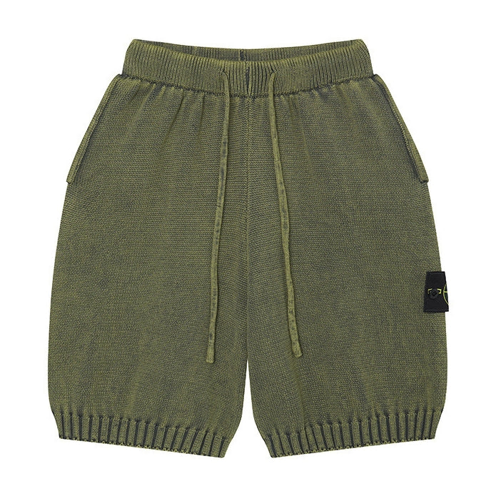 Stone Island Washed & Distressed Knit Shorts #2