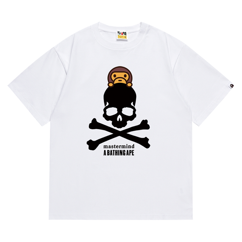 BAPE x Mastermind Baby Milo Skull Men's T-Shirt - Black