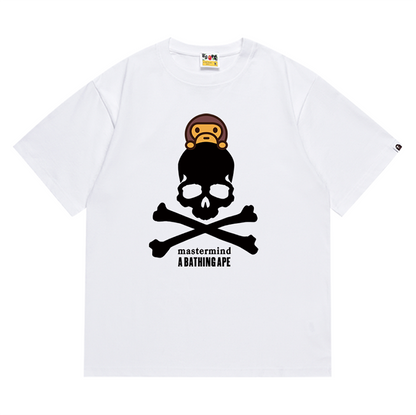 BAPE x Mastermind Baby Milo Skull Men's T-Shirt - Black