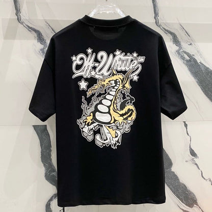 OFF-Whlte Arrow Logo Cotton T-shirt#27