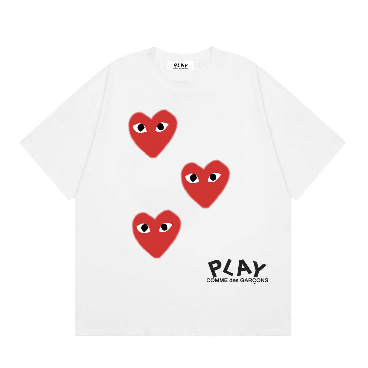 Play Classic Red Heart T-Shirt#38