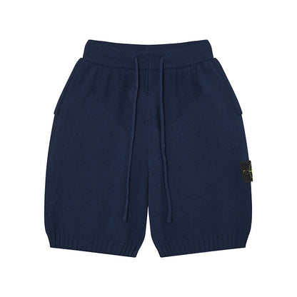 Stone Island Washed & Distressed Knit Shorts