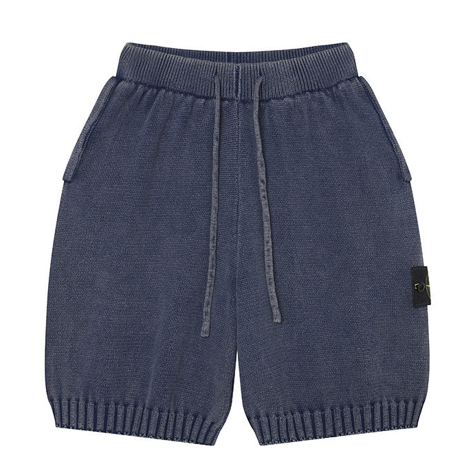 Stone Island Washed & Distressed Knit Shorts #2