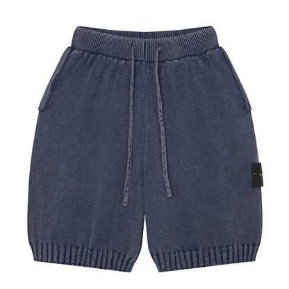 Stone Island Washed & Distressed Knit Shorts #2
