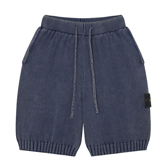 Stone Island Washed & Distressed Knit Shorts #2