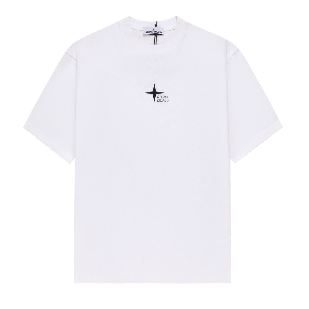 ST0NE lSLAND Pure Cotton T-Shirt #46