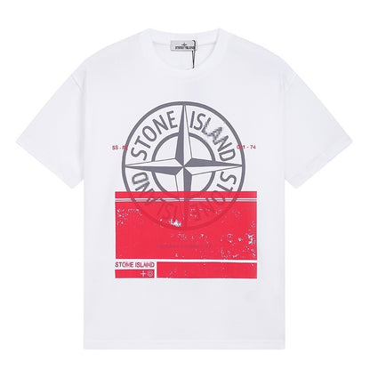 ST0NE lSLAND Pure Cotton T-Shirt #41