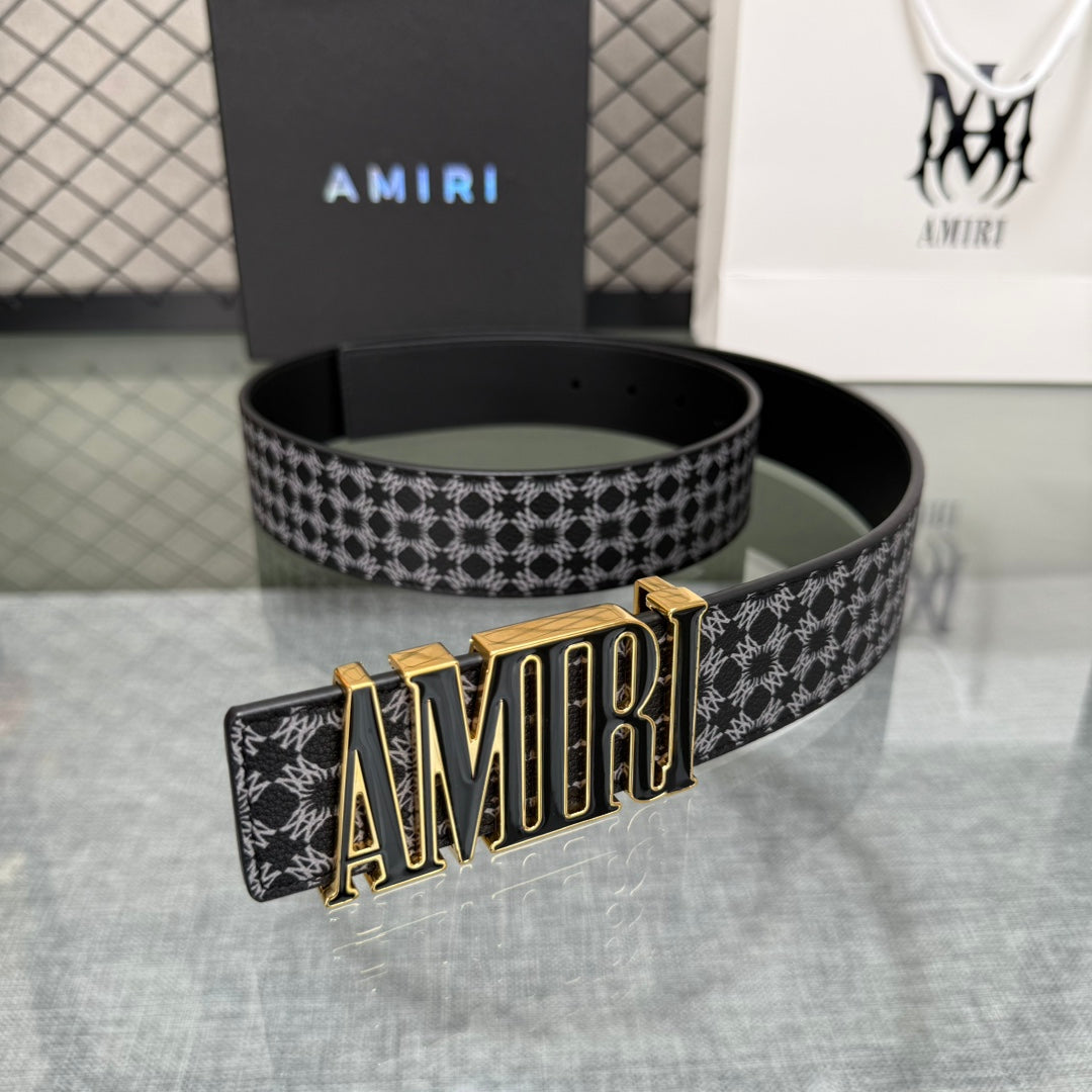 AMIRI Embossed Belt – Buckle #02