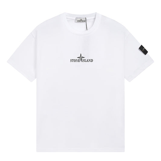 ST0NE lSLAND Pure Cotton T-Shirt #43