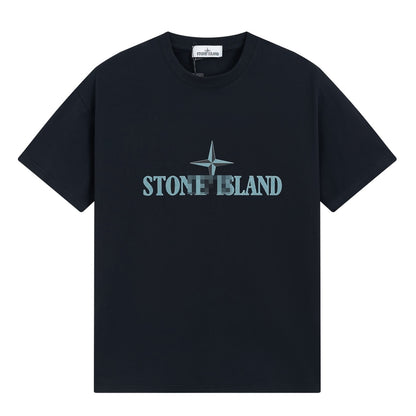 ST0NE lSLAND Pure Cotton T-Shirt #39