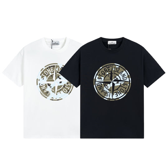 ST0NE lSLAND Pure Cotton T-Shirt #48