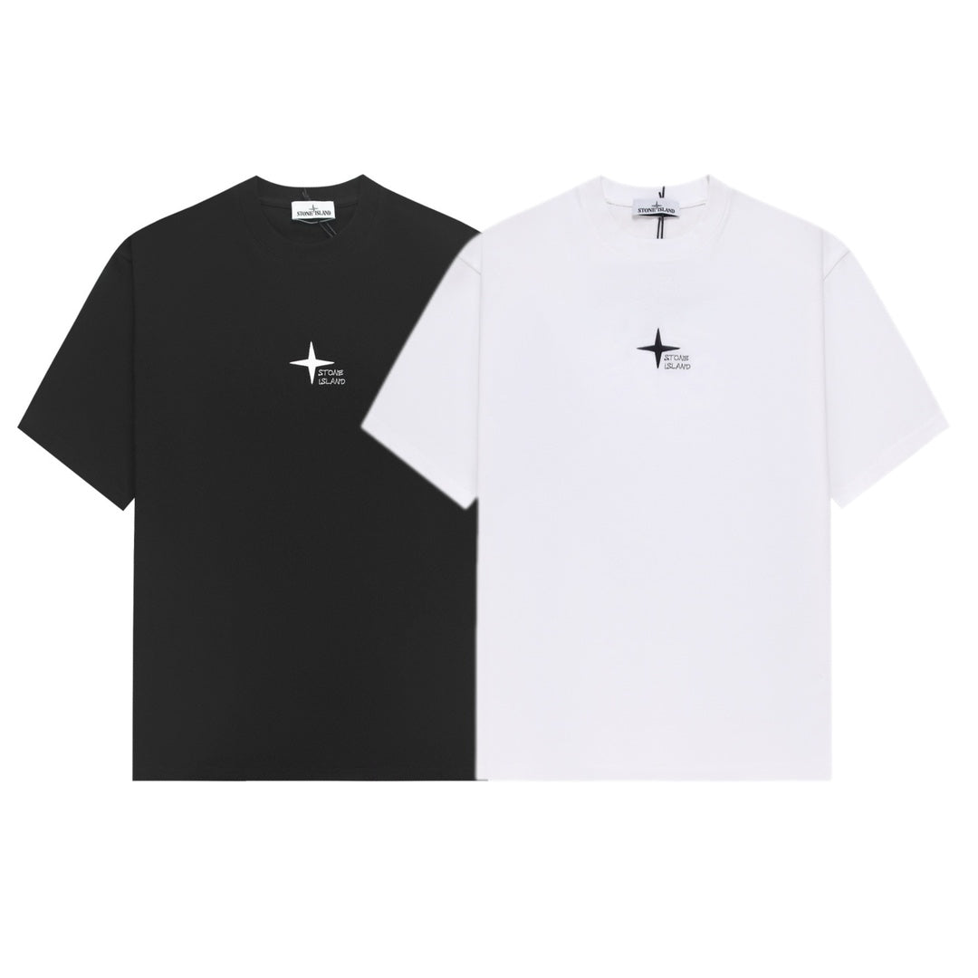 ST0NE lSLAND Pure Cotton T-Shirt #46