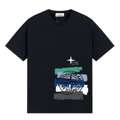 ST0NE lSLAND Pure Cotton T-Shirt #49