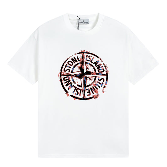 ST0NE lSLAND Pure Cotton T-Shirt #50