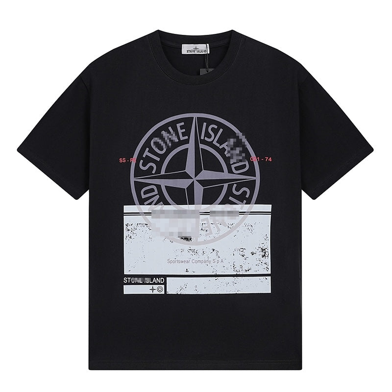 ST0NE lSLAND Pure Cotton T-Shirt #41