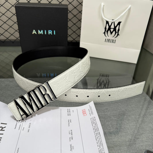 AMIRI Embossed Belt – Buckle#01