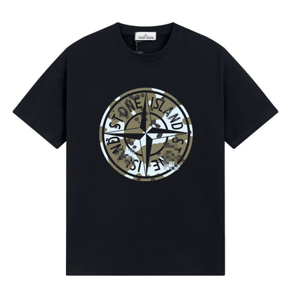 ST0NE lSLAND Pure Cotton T-Shirt #48