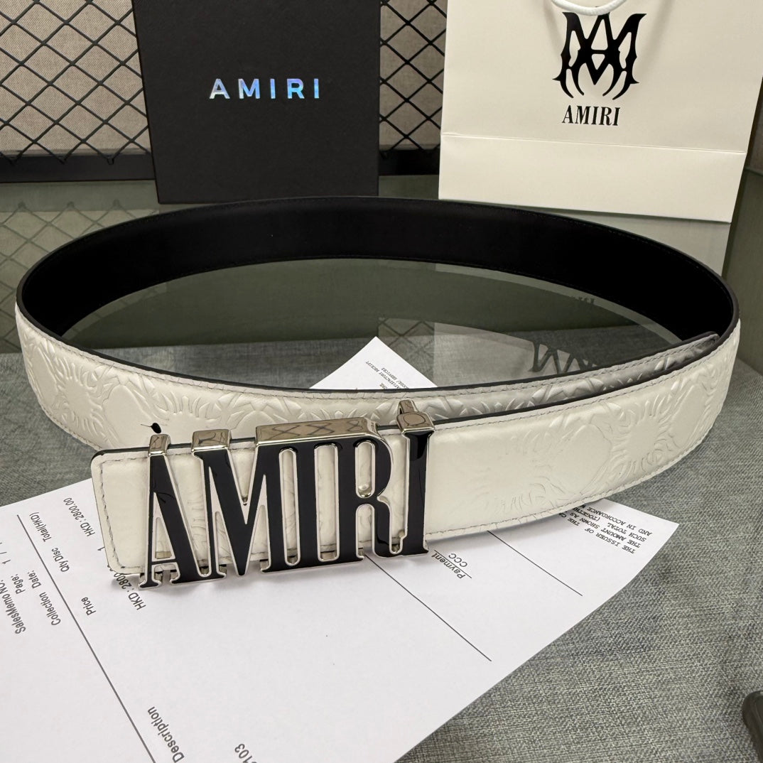 AMIRI Embossed Belt – Buckle#01