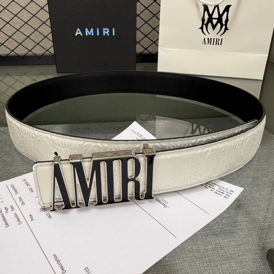 AMIRI Embossed Belt – Buckle#01