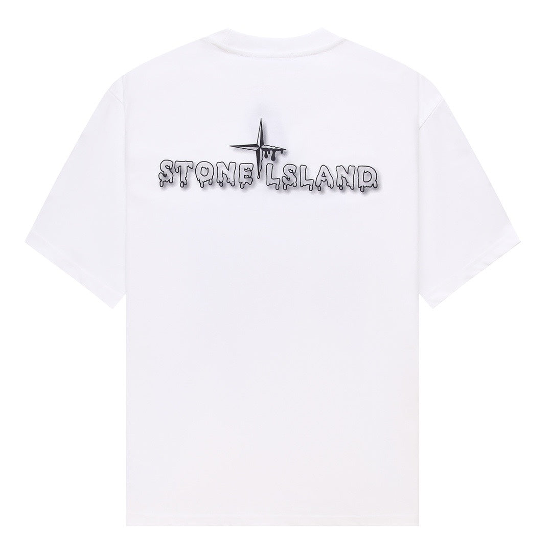 ST0NE lSLAND Pure Cotton T-Shirt #45