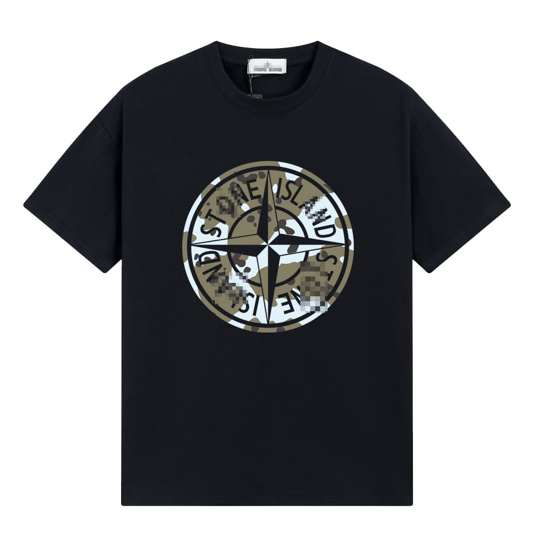 ST0NE lSLAND Pure Cotton T-Shirt #48